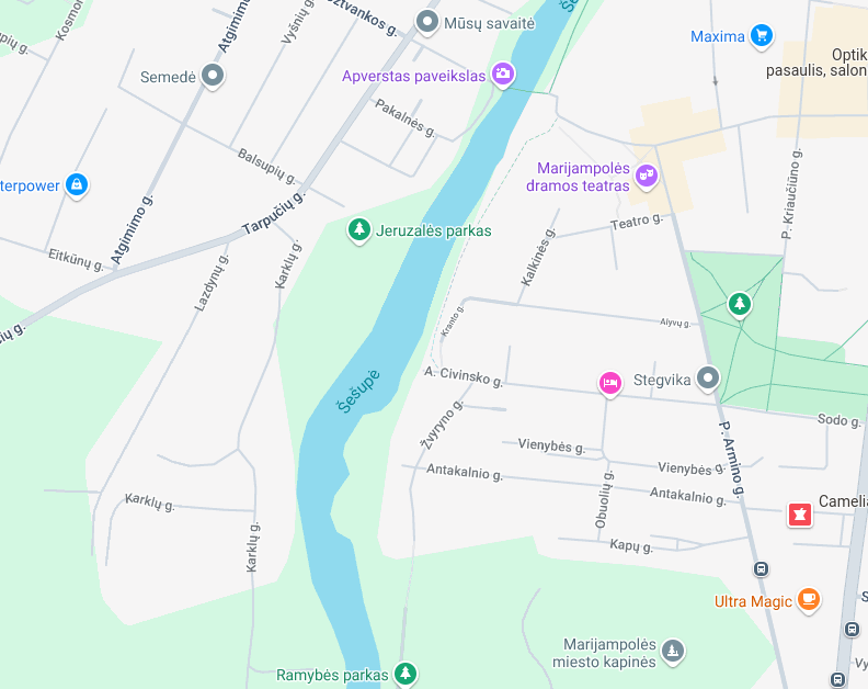 CarLab lokacija žemėlapyje